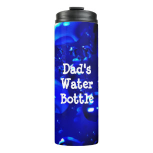 Garrafa Térmica Uma Galáxia Meteorológica Negra e Azul de Água