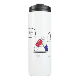 Garrafa Térmica Uma interação de droga má,