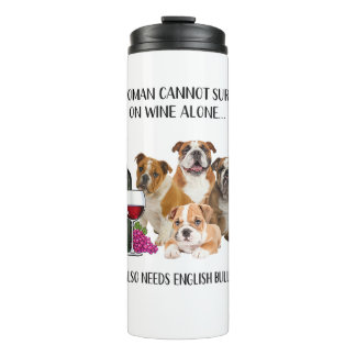 Garrafa Térmica Uma Mulher Não Pode Sobreviver Apenas Ao Vinho No 