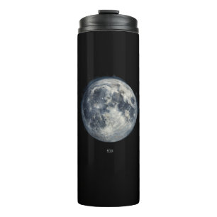 Garrafa Térmica Uma pintura da lua no espaço