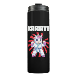 Garrafa Térmica Unicórnio de Karatê Fofo - MMA Karatê Artes Marcia
