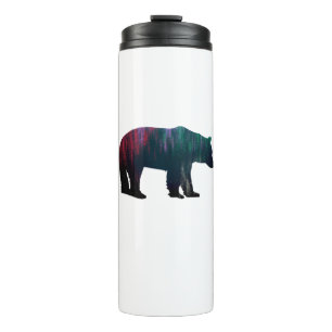 Garrafa Térmica Urso das Luzes do norte
