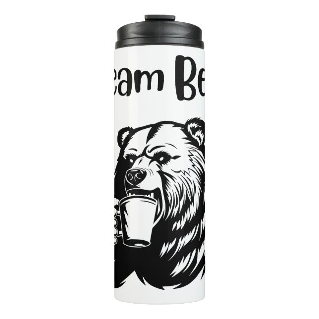 Garrafa Térmica Urso de Equipe (Frente)