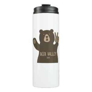 Garrafa Térmica Urso de Paz de Deer Valley Utah