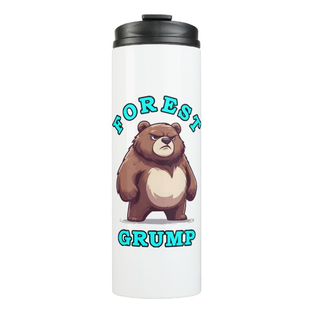 Garrafa Térmica Urso Engraçado (Frente)