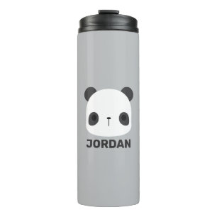 Garrafa Térmica Urso Panda Bonito com Nome Personalizado
