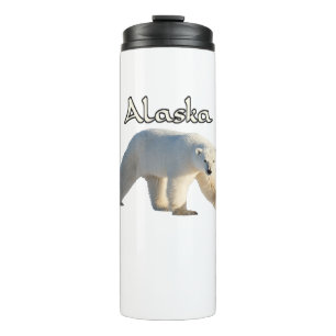 Garrafa Térmica Urso Polar da Vida Selvagem do Alasca Tumbler Term