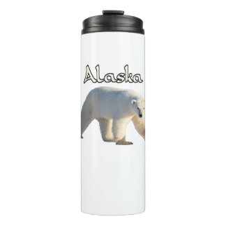 Garrafa Térmica Urso Polar da Vida Selvagem do Alasca Tumbler Term
