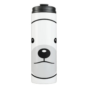 Garrafa Térmica Urso Polar de Cartoon Bonito
