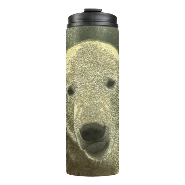 Garrafa Térmica urso polar metálico (Frente)