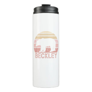 Garrafa Térmica Urso Retro de Beckley West Virginia