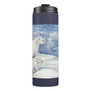 Garrafa Térmica Ursos de Neve Polar