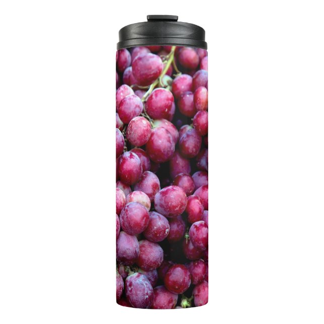 Garrafa Térmica Uvas de vinho tinto (Frente)