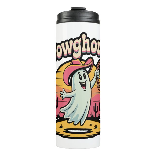 Garrafa Térmica Vaca Ghoul Halloween Spooky (Frente)