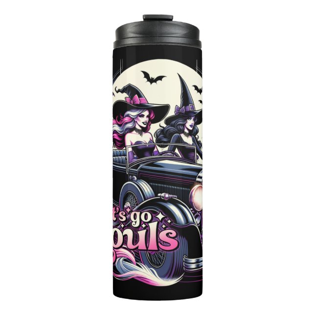 Garrafa Térmica Vamos Go Ghouls (Frente)