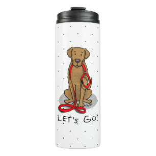 Garrafa Térmica Vamos! Passear Chesapeake Bay Retriever (dg tan)
