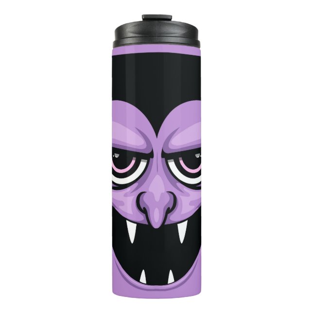 Garrafa Térmica Vampiro de Halloween (Frente)