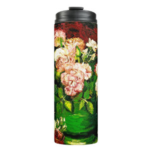 Garrafa Térmica Van Gogh Peonies e Rosas