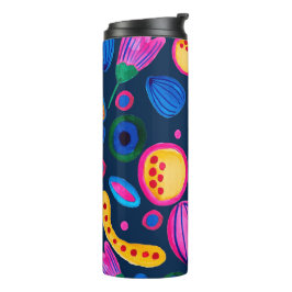 Garrafa Térmica Vaso térmico diseño bohemio navy