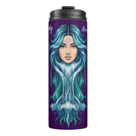 Garrafa Térmica Vaso térmico Lady Acuario – Misterio zodiacal