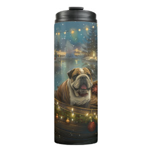 Garrafa Térmica Vazio Festivo de Buldogue