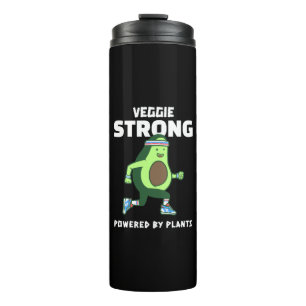 Garrafa Térmica Veggie Strong, Alimentado por plantas