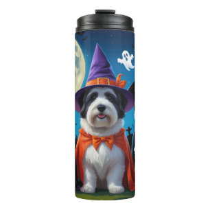 Garrafa Térmica Velha Inglesa Ovino Pumpkin Halloween Engraçado