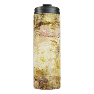 Garrafa Térmica Velho fundo de parede danificado, abstrato, envelh