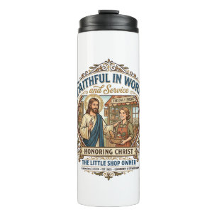 Garrafa Térmica Vendedor de Artesanato Jesus Etsy Camisa de Fabric
