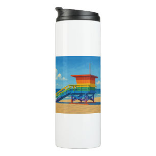 Garrafa Térmica Venice Beach Rainbow Lifeguard Stand