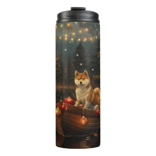 Garrafa Térmica Viagem Festiva de Natal de Akita