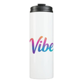 Garrafa Térmica Vibe Rainbow Gradient Script Thermal Tumbler