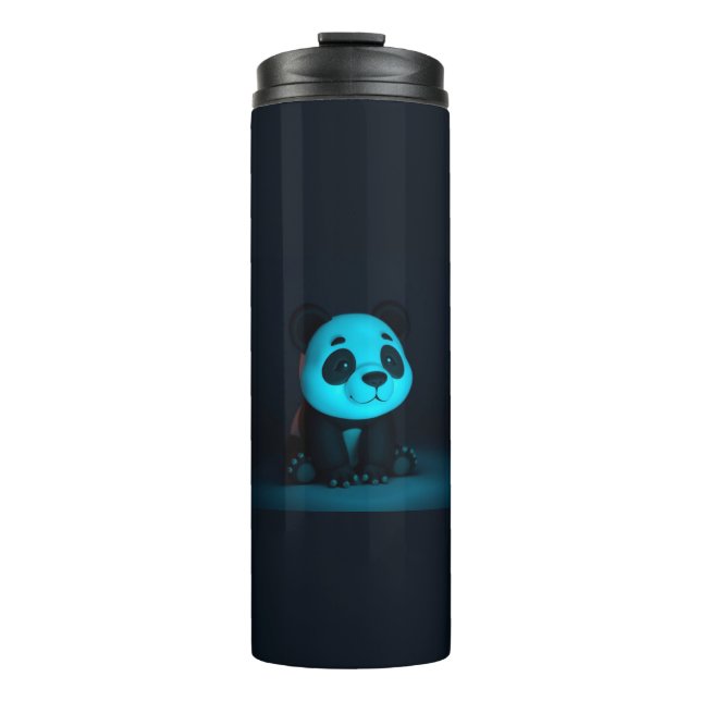 Garrafa Térmica Vibes de Panda Fofo (Frente)