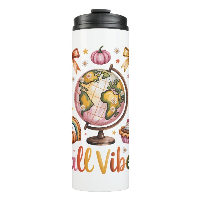 Garrafa Térmica Vibes de queda (Frente)