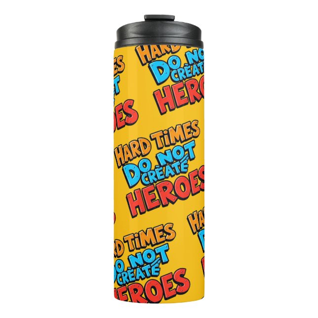 Garrafa Térmica Vibrant Gradient Typographical Create Heroes  (Frente)