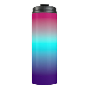 Garrafa Térmica Vibrant Magenta to Deep Purple Smooth Abstract 
