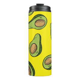 Garrafa Térmica Vibrant Yellow Fruit Illustration - Insulated 