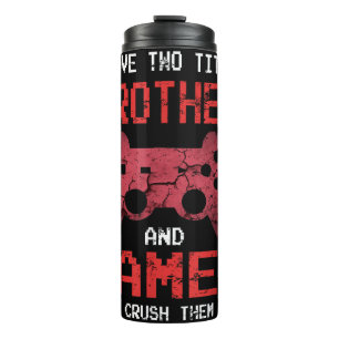 Garrafa Térmica Videos games Engraçados De Vintage Para Meninos Ir