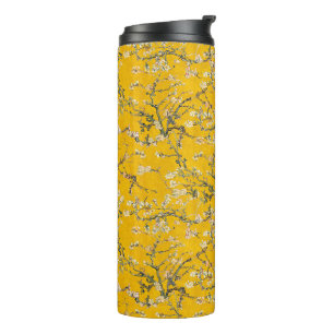 Garrafa Térmica Vincent Van Gogh Flor de Amendoeira sobre Amarelo 