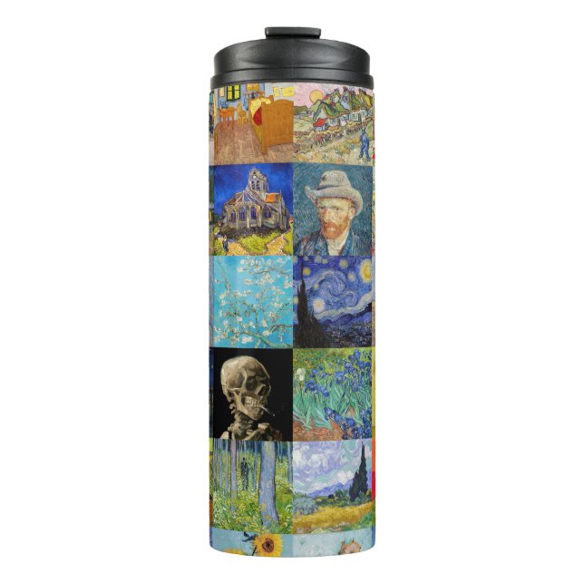 Garrafa Térmica Vincent van Gogh - Masterworks Mosaic Patchwork (Frente)