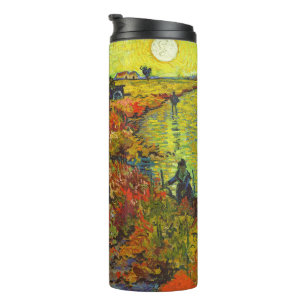 Garrafa Térmica Vincent van Gogh - O Vinhedo Vermelho