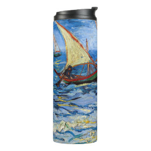 Garrafa Térmica Vincent van Gogh - Paisagem marinha perto de Saint