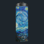 Garrafa Térmica Vincent van Gogh, Starry Night<br><div class="desc">Starry Night,  famosa pintura de Vincent van Gogh</div>