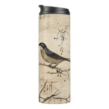 Vintage Bird Manuscript