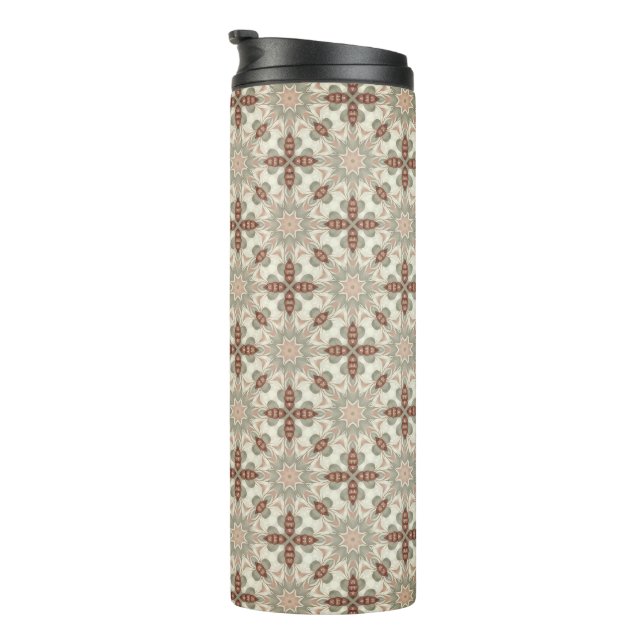 Garrafa Térmica Vintage/Bohemian Warm Hues Insulated Mug (Rotação à direita)