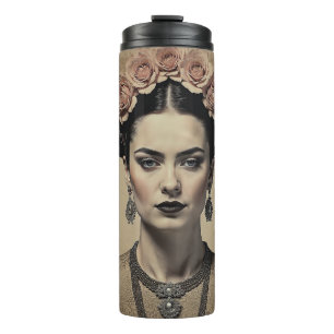 Garrafa Térmica Vintage Elegance for Modern Living - Frida Kahlo