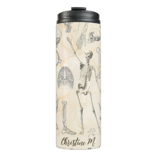 Garrafa Térmica Vintage Geek de Anatomia Humana