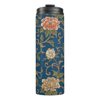 Garrafa Térmica Vintage Japan Chrysanthemum Impressão