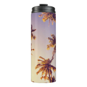 Garrafa Térmica Vintage Palm Trees Blue Sky