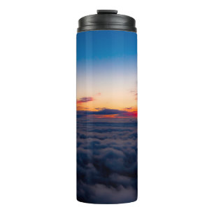 Garrafa Térmica Vista aérea sobre as Montanhas Blue Ridge f